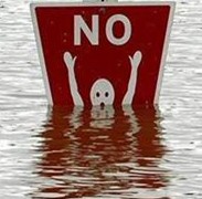 Funny Signs - No Drowning