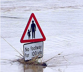 No Footway - Funny Sign
