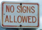 No Signs