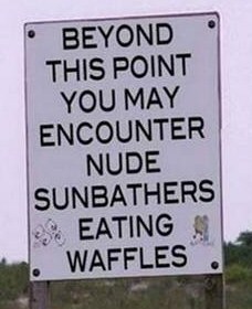 Nude Sunbather's Waffles