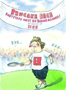 Easter Pancake Race