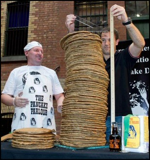 World Record Pancake Stack 