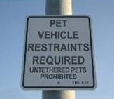 Pet restraints required