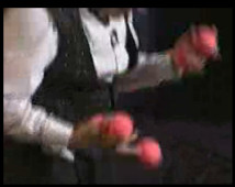 Wally Eastwood juggling