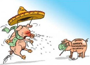 Funny Pictures. Swine Flu - Pigs unite