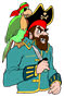 Pirate with Parrot