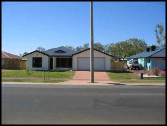 Pole in driveway