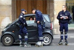 Police Get Skates On