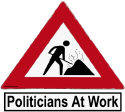 Politician at work