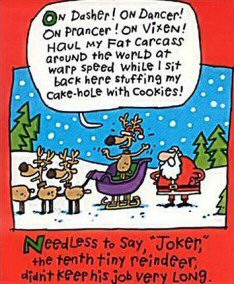 9th Santa Reindeer - joker