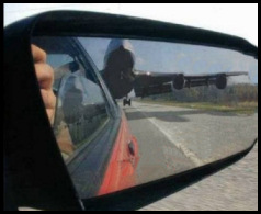 Funny Picture rear view mirror
