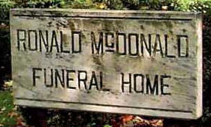 Ronald McDonald - Funeral