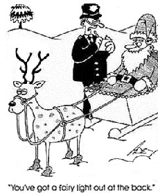 Santa Speeding Ticket