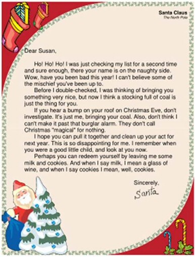 Funny Santa Letters