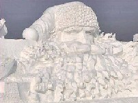 Santa Sculpture