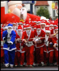 Will and Guy's Christmas humour - Santa race