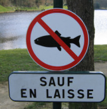 Sauf en laisse - Except on a leash