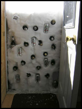 Christmas Seasonal - snow beer freezer