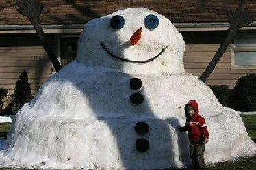 Huge Snowman
