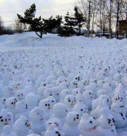 Funny Christmas Snow Babies picture