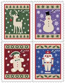 2009 Christmas Stamps USA