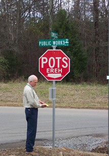 Sotp Road Sign