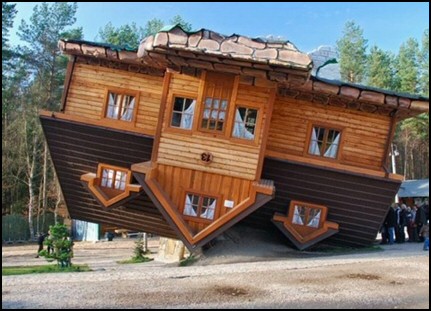 Unusual Upside-down House