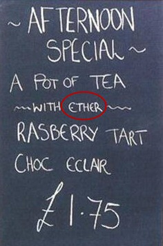 Tea with ether