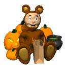 Pumpkin Teddy Bear