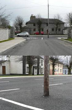 Can you believe it - Telegraph Pole in the Road