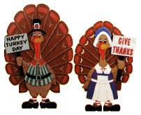 Thanksgiving - happy turkey!