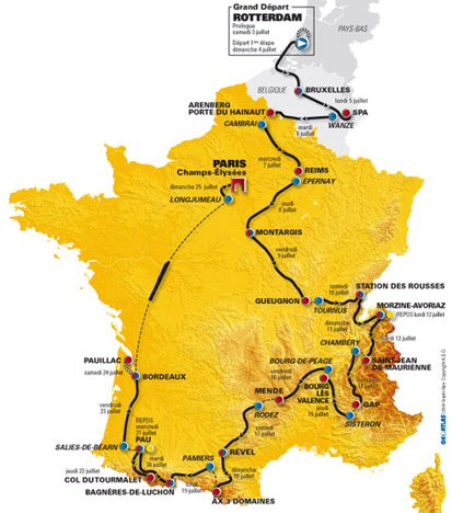  Tour de france 2010 Route