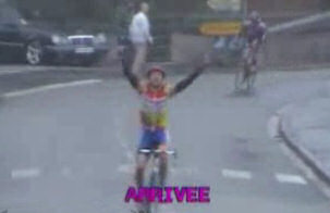 Cyclist winner?