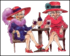Two elderly ladies had been friends for many decades
