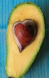 Heart Shaped Avacado