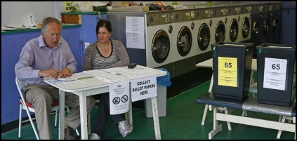 Election 2015 Laundrette.