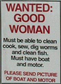 Wanted Good Fishing Woman