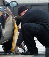 Wheel Clamping revenge Ringley