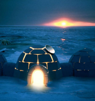 Winter at North Pole - Igloo