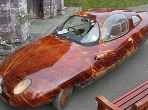 Wooden car - polished performer