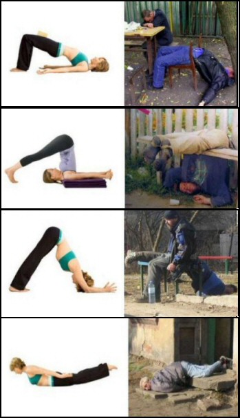 Yoga or Drinking
