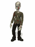 Halloween zombie mistaken for murder victim