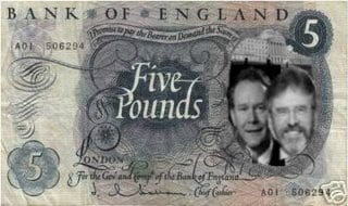 old 5 pound note