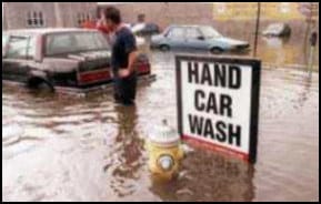 hand car wash sign