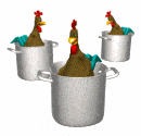 chicken in pot