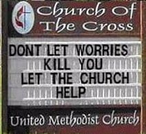 church sign