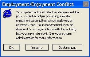 computer message conflict