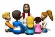 jesus with children gif