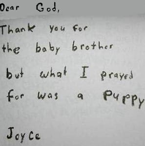 kids letter to god