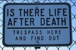 life after death sign